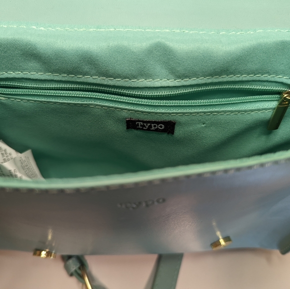 Cute Teal Shoulder Bag by Typo - Picture 6 of 13